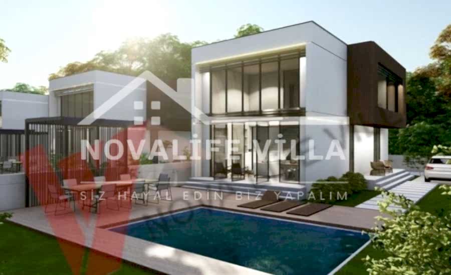 170m2 İki Katlı Dubleks Çelik Prefabrik Ev