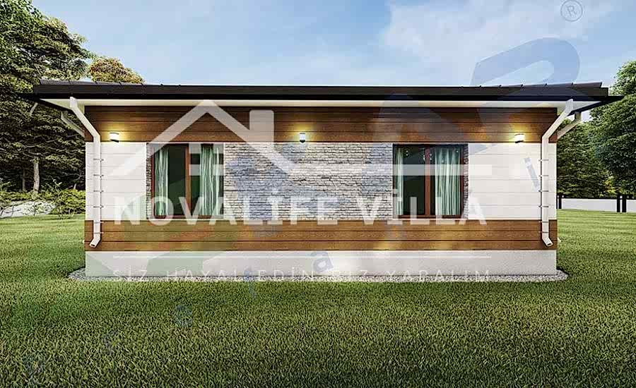 200m2 Tek Katlı Boğazkent Çelik Prefabrik Ev Yapı