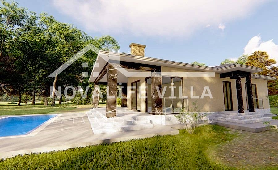125m2 Tek Katlı Çelik Prefabrik Ev