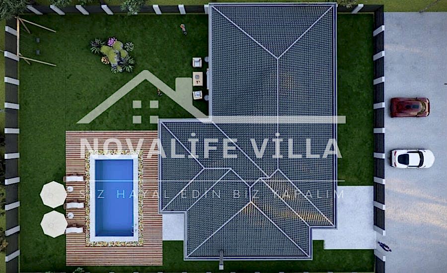 200m2 Tek Katlı Villa Boğazkent 2 çelik ev prefabrik yapı