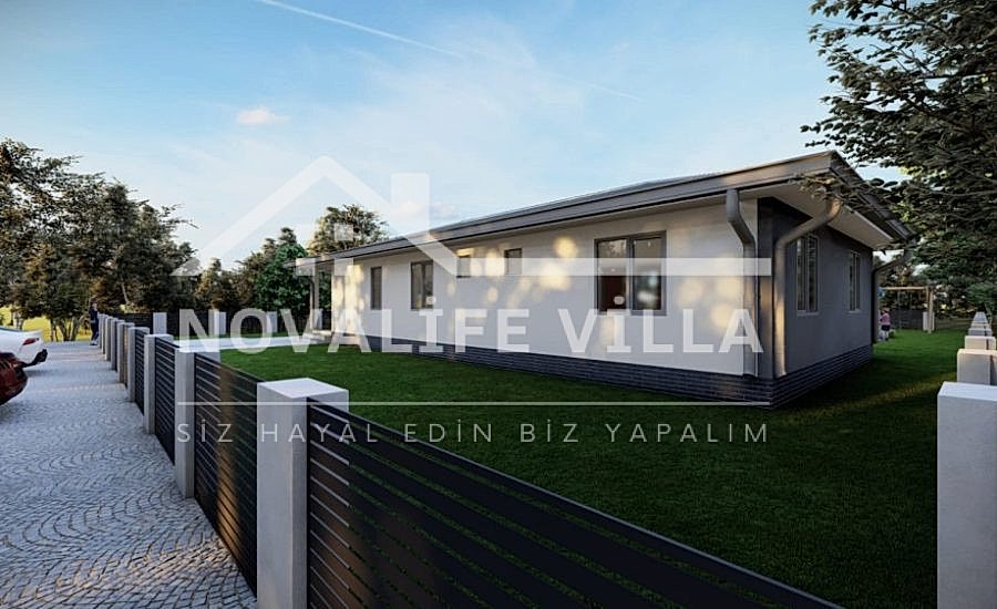 200m2 Tek Katlı Villa Boğazkent 2 çelik ev prefabrik yapı
