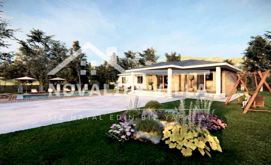 200m2 Tek Katlı Villa Boğazkent 2 çelik ev prefabrik yapı
