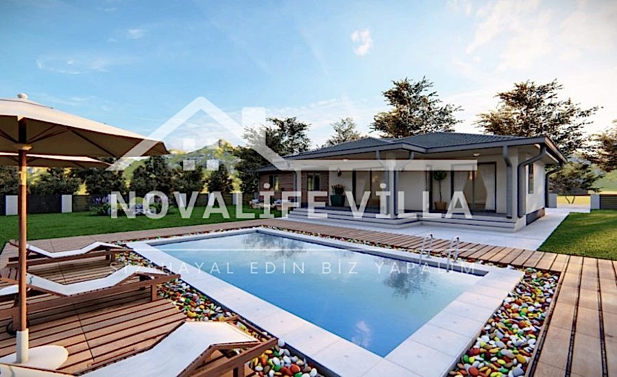 200m2 Tek Katlı Villa Boğazkent 2 çelik ev prefabrik yapı