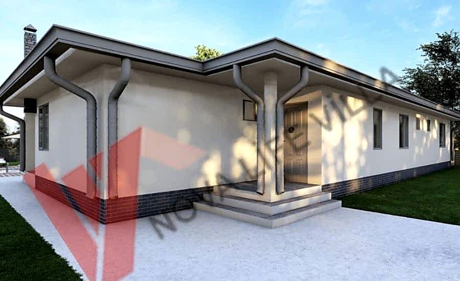 200m2 Tek Katlı Villa Boğazkent 2 çelik ev prefabrik yapı
