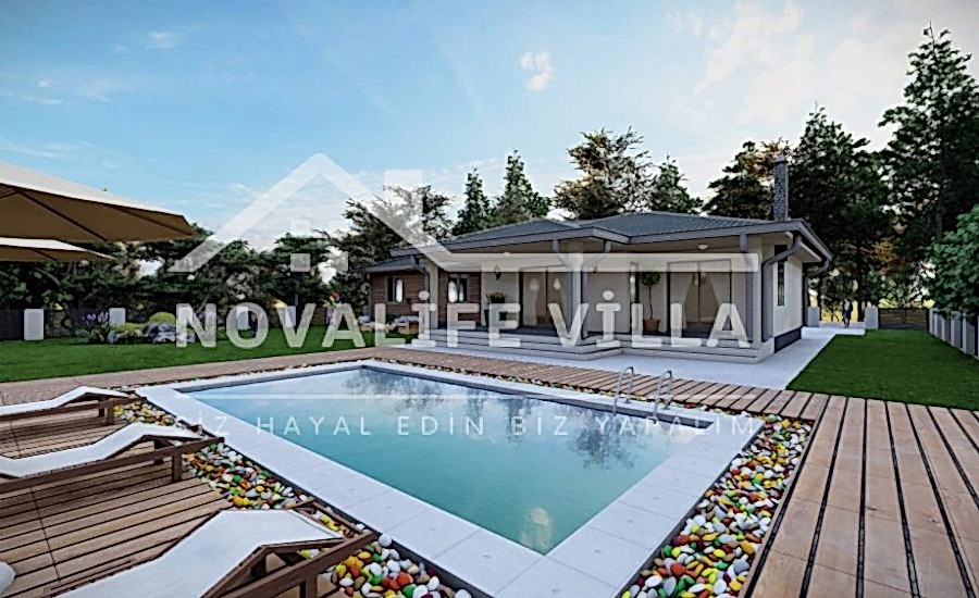 200m2 Tek Katlı Villa Boğazkent 2 çelik ev prefabrik yapı
