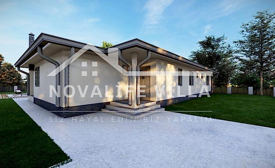 200m2 Tek Katlı Villa Boğazkent 2 çelik ev prefabrik yapı