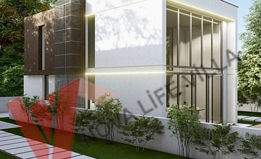 170m2 İki Katlı Dubleks Çelik Prefabrik Ev