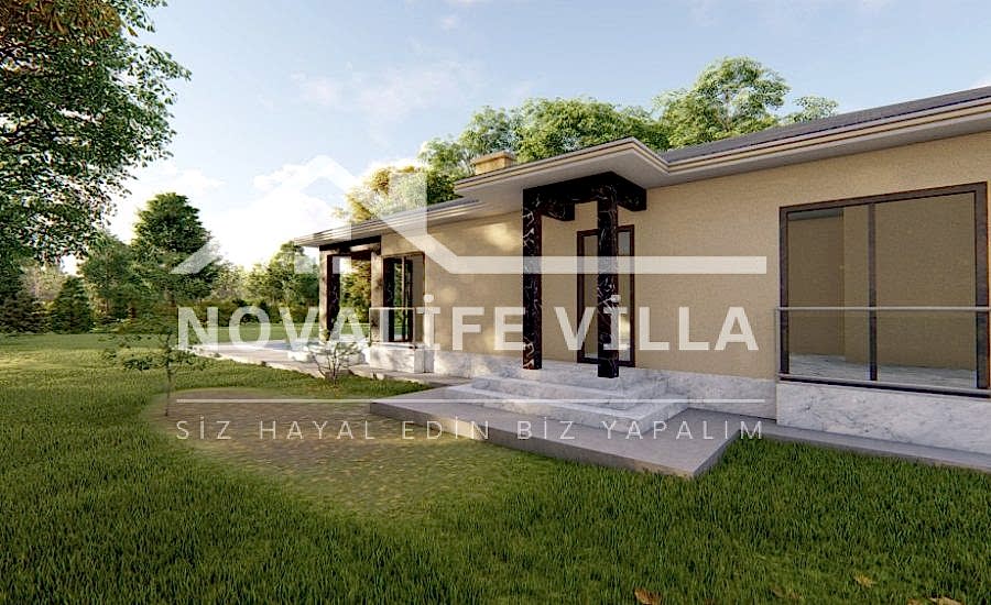 125m2 Tek Katlı Çelik Prefabrik Ev
