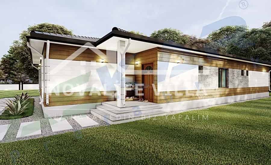 200m2 Tek Katlı Boğazkent Çelik Prefabrik Ev Yapı