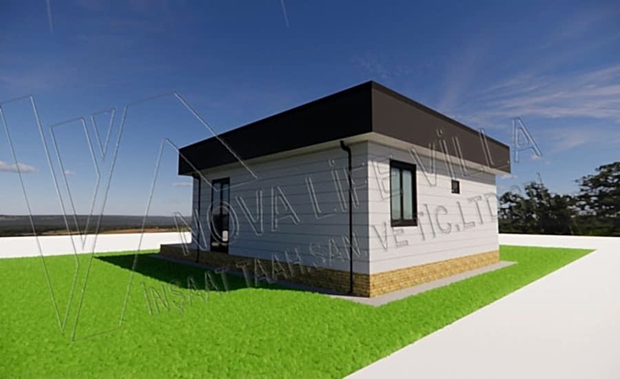 71m2 Tek Katlı çelik prefabrik ev