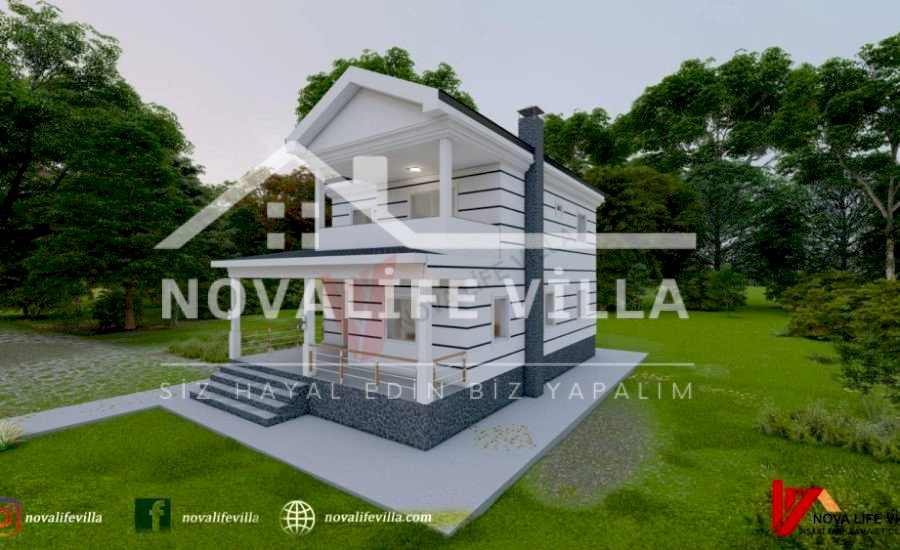 200m2 Dubleks Hisarçandır Prefabrik Çelik Ev Yapı