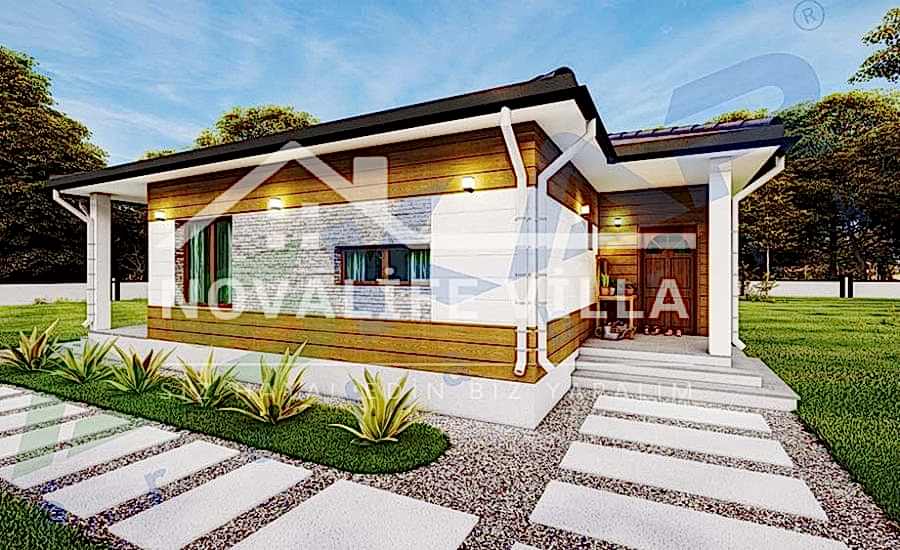 200m2 Tek Katlı Boğazkent Çelik Prefabrik Ev Yapı