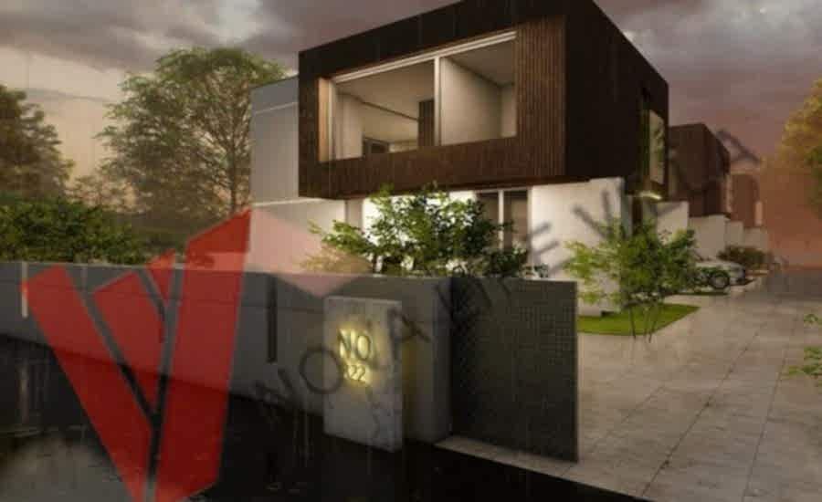 170m2 İki Katlı Dubleks Çelik Prefabrik Ev