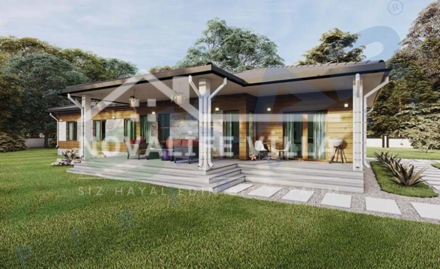 200m2 Tek Katlı Boğazkent Çelik Prefabrik Ev Yapı