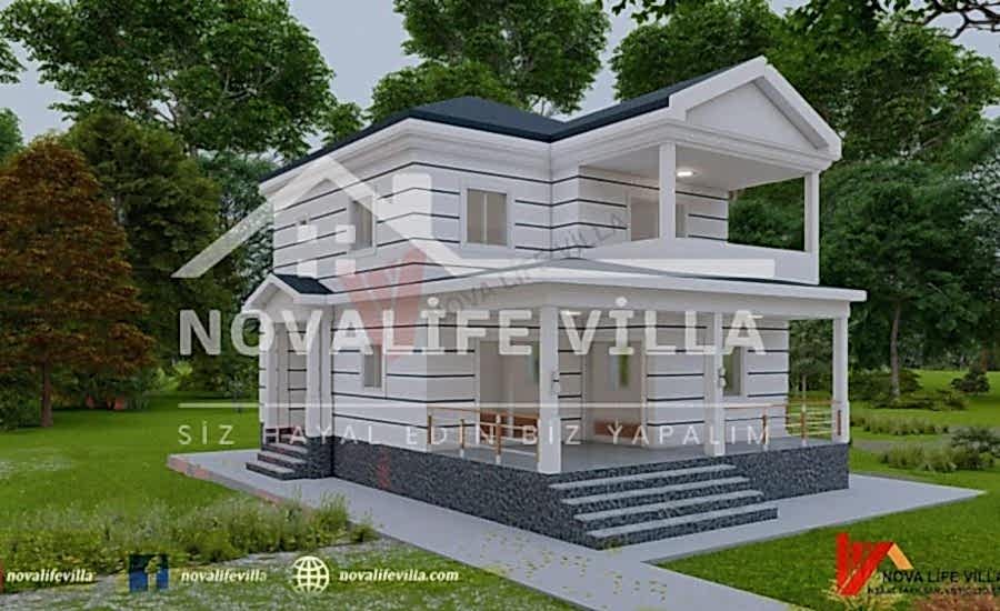 200m2 Dubleks Hisarçandır Prefabrik Çelik Ev Yapı