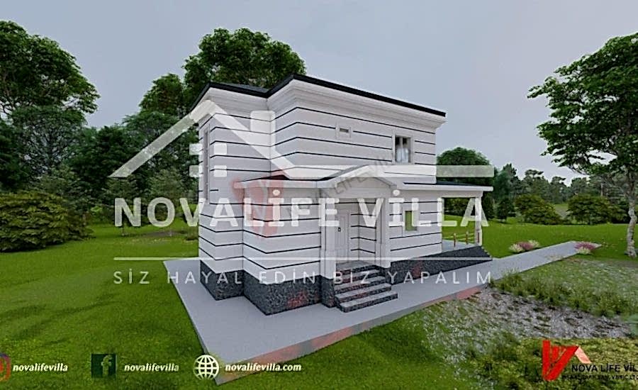 200m2 Dubleks Hisarçandır Prefabrik Çelik Ev Yapı