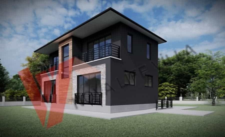 150m2 Dublex İki Katlı Çelik Prefabrik Ev