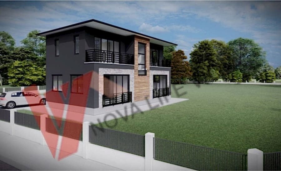 150m2 Dublex İki Katlı Çelik Prefabrik Ev
