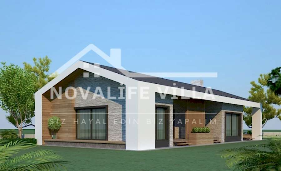 200m2 Tek Katlı Çelik Prefabrik Ev