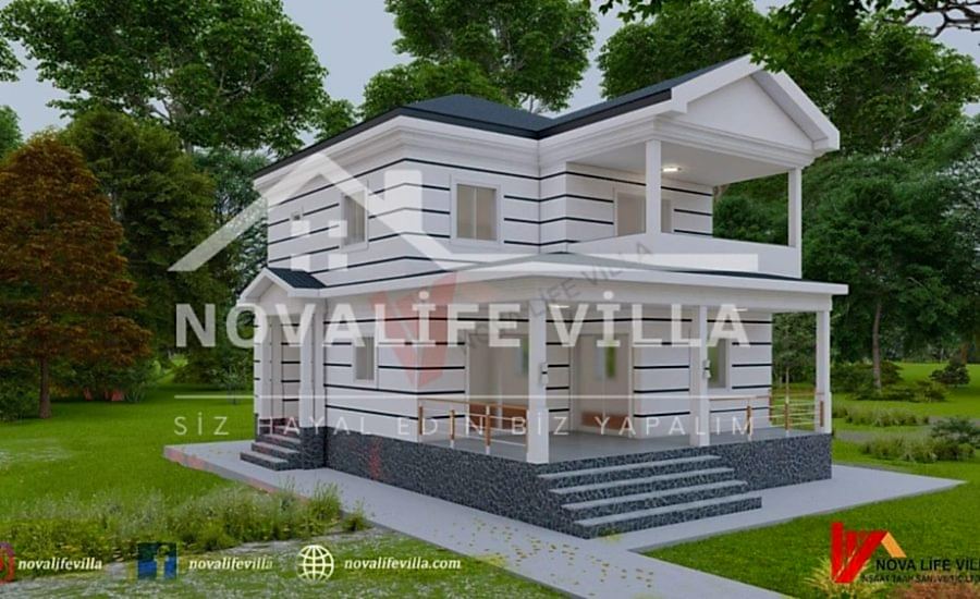 200m2 Dubleks Hisarçandır Prefabrik Çelik Ev Yapı