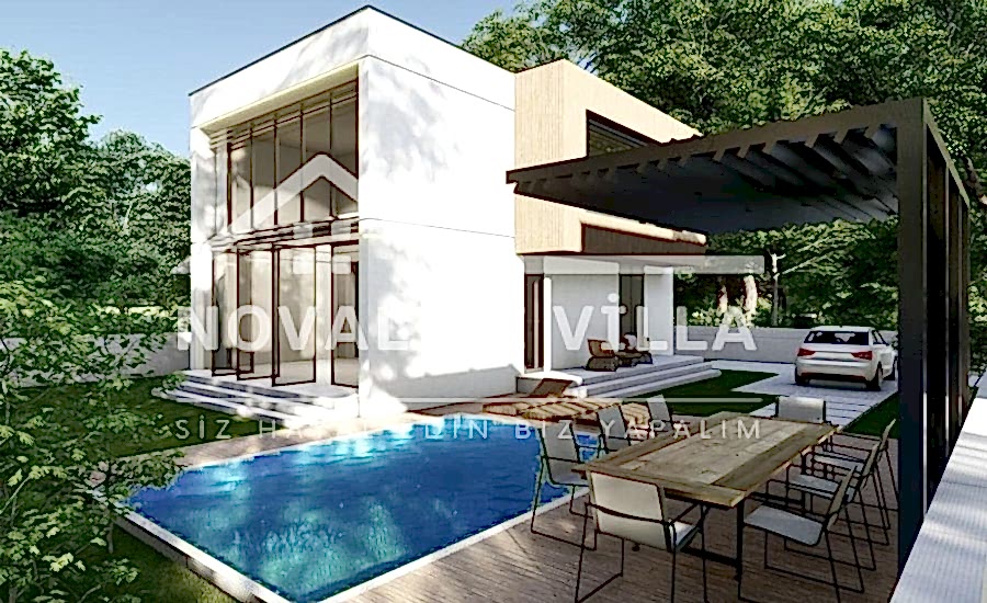 170m2 İki Katlı Dubleks Çelik Prefabrik Ev