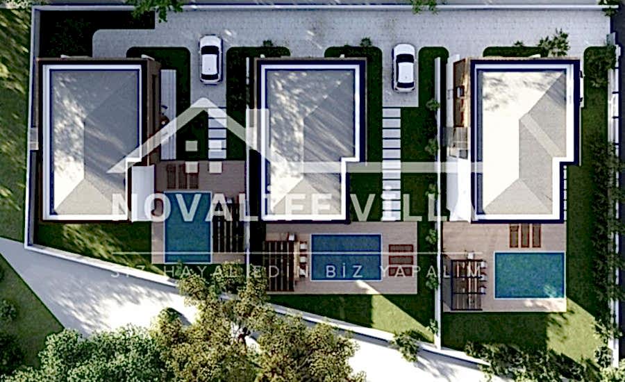 170m2 İki Katlı Dubleks Çelik Prefabrik Ev