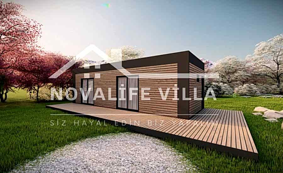 40m2 Tiny House çelik ev prefabrik