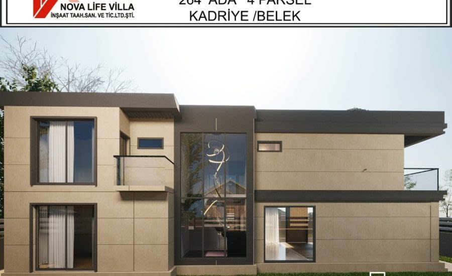 350m2 Dubleks Çelik Prefabrik Ev Yapı