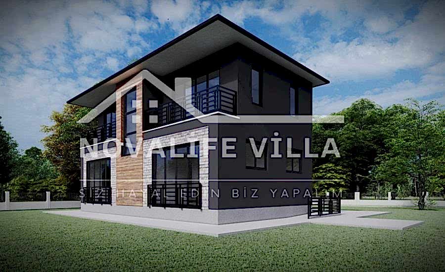 150m2 Dublex İki Katlı Çelik Prefabrik Ev