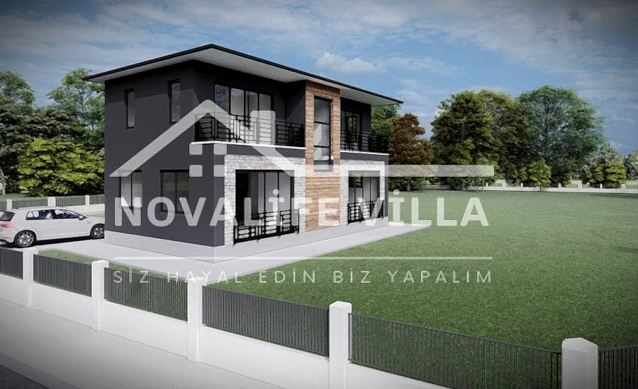 150m2 Dublex İki Katlı Çelik Prefabrik Ev