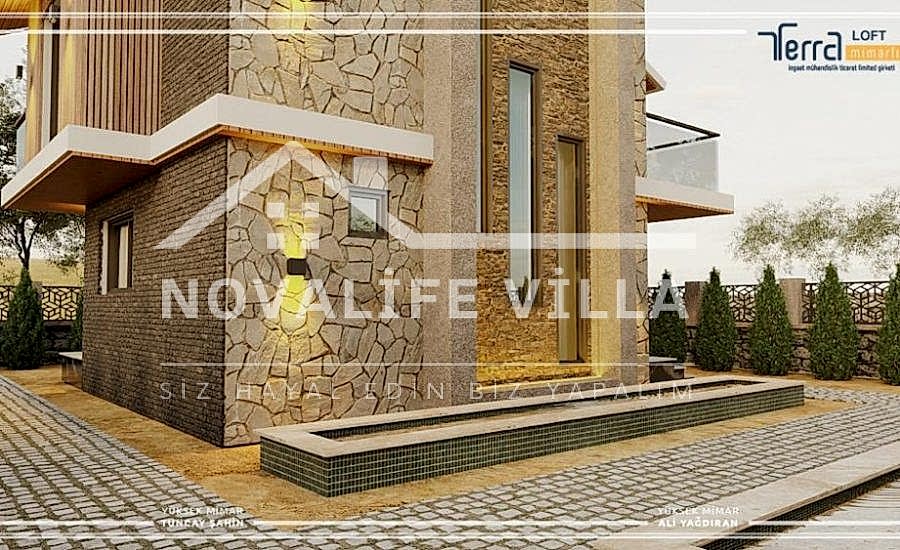 149m2 Dubleks İki Katlı çelik prefabrik ev yapı