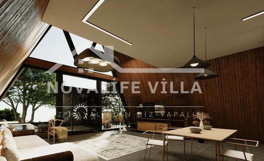 Üçgen Model 3 Çelik Prefabrik Ev