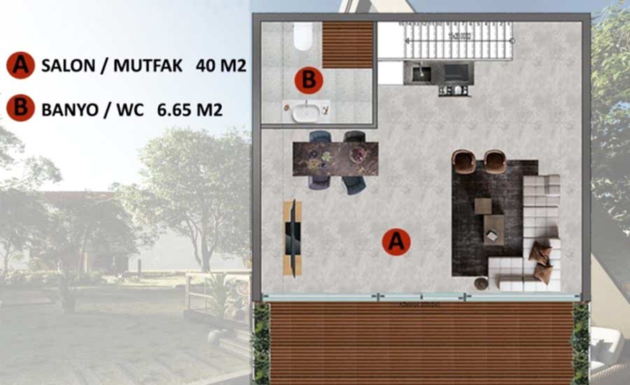 Üçgen Model 3 Çelik Prefabrik Ev